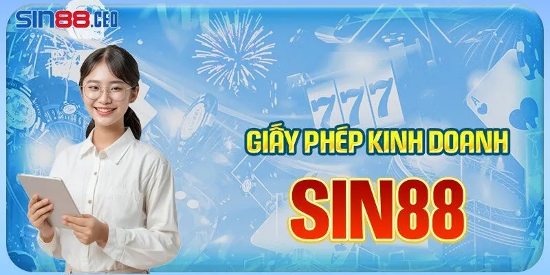 Giấy phép kinh doanh Sin88